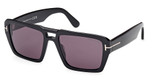 Tom Ford Eyeglasses FT1153 shiny black / smoke/01A