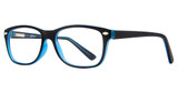Who-Ville Eyeglasses WHO204 MATTE BLACK/BLUE/BLUE