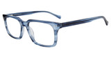 Lucky Brand Eyeglasses VLBD433 Blue Texture 0BLE