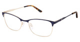 Superflex Eyeglasses SF-664 BLUEBERRY GOLD/M201