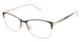 Steel + Tate Eyeglasses SLTA-0020 BLACK ROSE GOLD/S200