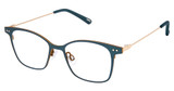 Kliik:denmark Eyeglasses K-781 TEAL COPPER/M104