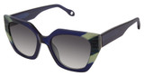FYSH Eyeglasses FYSH 2125 NAVY SAGE SHIMMER/S401