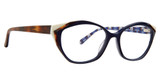 Vera Bradley Eyeglasses VB Kyte SEURAT TULIP BLUE/SEB