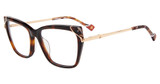 Yalea Eyeglasses VYA161 Dark Havana 752Y