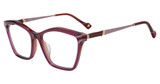 Yalea Eyeglasses VYA162 Bordeaux/Rose 09WG
