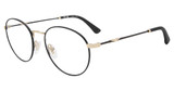 Police Eyeglasses VPLP07 Rose Gold w/Semi-Matte Black Parts 0302