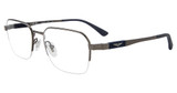 Police Eyeglasses VPLP16 Total Shiny Gunmetal 0568