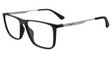 Police Eyeglasses VPLP09 Total Shiny Black 0Z42