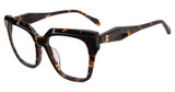 Just Cavalli Eyeglasses VJC121 Shiny Dark Havana 09XK