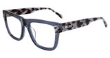 Just Cavalli Eyeglasses VJC114V Shiny Transp. Blue 0W47