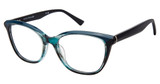 Ann Taylor Eyeglasses AT354 EMERALD/ BLACK/C03