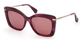 MaxMara Eyeglasses MM0101 violet/other / gradient blue/83W