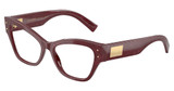 DOLCE & GABBANA DG3404 BORDEAUX LACE/3442