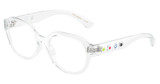 DOLCE & GABBANA KIDS Eyeglasses DX5004U CRYSTAL/3133