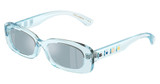 DOLCE & GABBANA KIDS Eyeglasses DX6006U TRANSPARENT AZURE/33466J