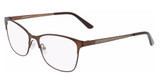 Marchon NYC Eyeglasses M-4009 MATTE BROWN/201
