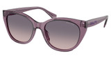 Ralph Eyeglasses RA5324U SHINY TRANSPARENT VIOLET/620736
