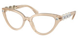 SWAROVSKI Eyeglasses SK2028 MILKY BEIGE/1066