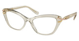 SWAROVSKI Eyeglasses SK2031 TRANSPARENT BEIGE/3003