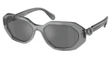 SWAROVSKI Eyeglasses SK6028 TRANSPARENT DARK GREY/10626G