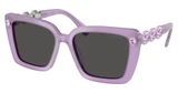 SWAROVSKI Eyeglasses SK6032 MILKY LILAC/107587