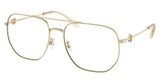 Tory Burch Eyeglasses TY1090 SHINY LIGHT GOLD/3349