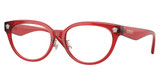 Versace Eyeglasses VE3370D RED TRANSPARENT/5495