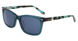 Nine West Eyeglasses NW666S GREEN CRYSTAL/340