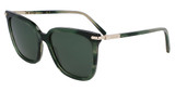 Ferragamo Eyeglasses SF2037S STRIPED GREEN/315