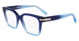 Ferragamo Eyeglasses SF3009 GRADIENT TRANSPARENT DARK BLUE/415