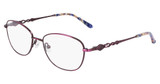 Marchon NYC Eyeglasses TRES JOLIE 208 PLUM/504