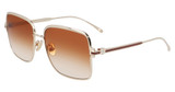 Ferragamo Eyeglasses SF317S GOLD/BROWN SAND GRADIENT/704