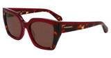 Ferragamo Eyeglasses SF2035S OPALINE BURGUNDY/RED TORTOISE/654