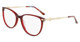 Marchon NYC Eyeglasses TRES JOLIE 209 RUBY CRYSTAL/606