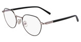 Ferragamo Eyeglasses SF2233 LIGHT RUTHENIUM/BLACK/081