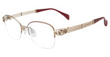 Line Art Eyeglasses XL 2181 Wine/WI