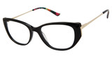 Isaac Mizrahi New York Eyeglasses IM 30094 Black/BK