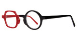 Brooklyn Heights Eyewear Eyeglasses Oops Black/Red