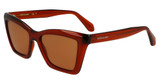 Ferragamo Eyeglasses SF2039SE TRANSPARENT RUST/224