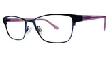 Daisy Fuentes Eyeglasses Daisy Fuentes Alexia Navy/300