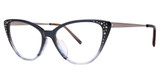 Vera Wang Eyeglasses VA68 Jade Gradient/JD Vera Wang Eyeglasses VA68 Jade Gradient/JD