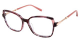 Ann Taylor Eyeglasses AT029 ROSE HORN/MINT/C02