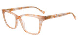 Lucky Brand Eyeglasses VLBD255 Peach Texture 0PCH