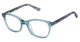 Superflex Eyeglasses SFK-314 TEAL GLITTER/S404