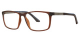 Elan Collection Eyeglasses 3727 Matte Brown