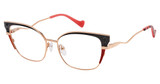 BETSEY JOHNSON Eyeglasses SELF MADE Black/BLK