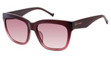 BETSEY JOHNSON Eyeglasses SO FANCY Burgundy/BUR