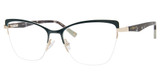 Liz Claiborne Eyeglasses L 686 DKGRNHVNA/0P8J
