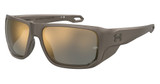 Under Armour Eyeglasses UA ATTACK MD BRWN METL/0HKL